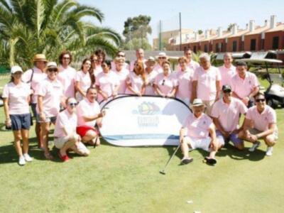 Los del Río, Chiquetete y Hugo Salazar muestran su cara más solidaria jugando al golf en Islantilla