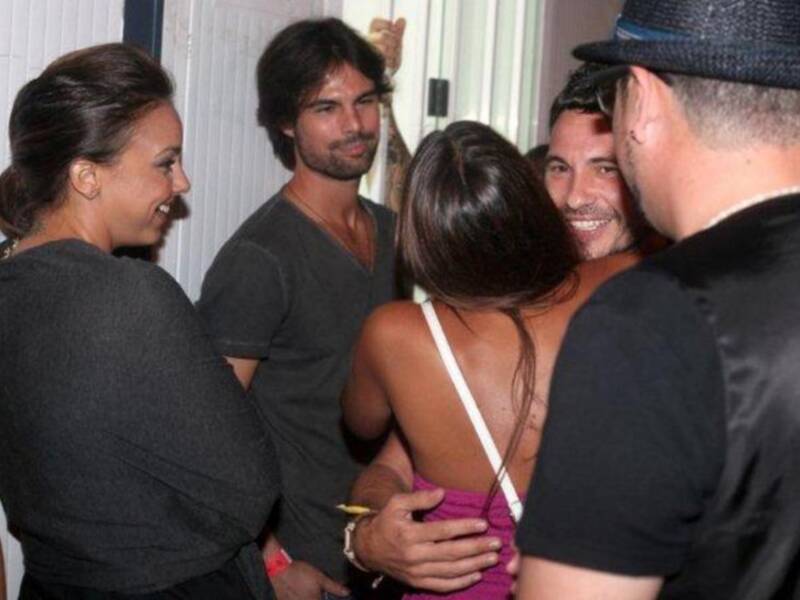 Chenoa con su novio Curi Gallardo, coincide con su ex, David de María