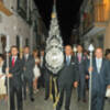 Sevilla.En la villa de Alcalá del Río (Sevilla), se celebró la procesión de subida del Santo Patrón San Gregorio de Osset