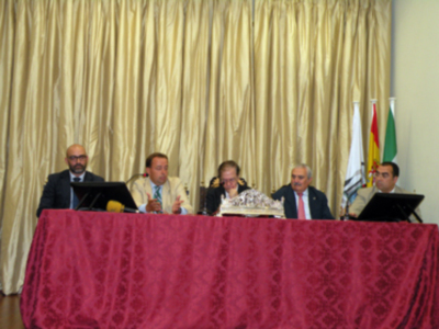 Sevilla. El Ateneo Sevillano presento los nuevos diseño de las carrozas de la  cabalgata de Reye 2013.