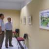 Exposición de acuarelas de Alberto de Burgos en el nuevo Espacio para la Ciudadanía de Gines