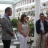 Ofrenda floral en la tumba de Rocío Jurado el día de  su 67 cumpleaños