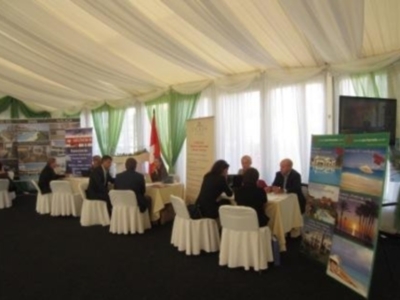 Las empresas andaluzas presentes en 5ª Feria inmobiliaria de casas y villas de lujo celebrada en Moscú.