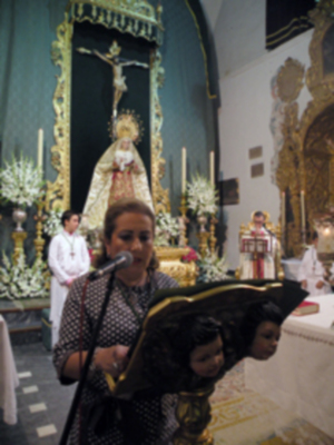 Provincia. Antonio Rendón.Solemne Función conmemorativa del XLI  Aniversario de la Coronación Canoníca de la Virgen de las Angustias de Alcalá del Río.