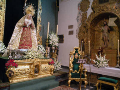 Provincia. Antonio Rendón.Solemne Función conmemorativa del XLI Aniversario de la Coronación Canoníca de la Virgen de las Angustias de Alcalá del Río.