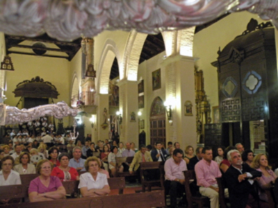 Provincia.El Profesor e Historiador D. Manuel Morales Morales, pronuncio una disertación, sobre el canto de la Sentencia de Pilatos en la Hermandad de Jesús Nazareno de Alcalá del Río.