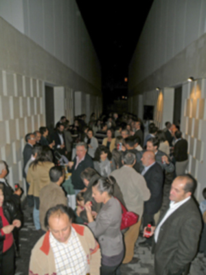 Sevilla. Bendición e inauguración del estudio de escultura de Manuel Mazueco García.