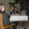 Provincia. Benjamín Domínguez, diserto una ponencia sobre el arte de la imaginería del Dulce nombres de Jesús, en la corporación del Nazareno de Alcalá del Río.