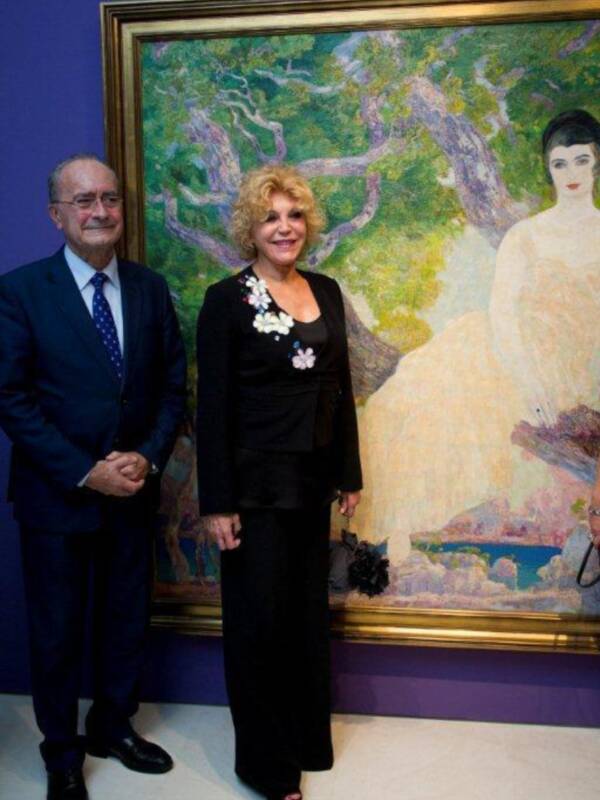 La baronesa Thyssen en Málaga tras el acercamiento a su hijo Borja