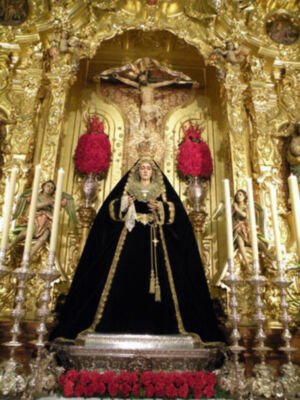 Provincia. Misa de difuntos  en la Hermandad de la vera-cruz de Alcalá del Río