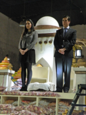 La entronización del Niño Jesús en la carroza del Nacimiento