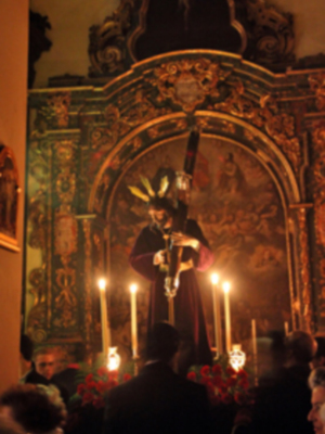 Procesión del Vía-crucis del Nazareno de Alcalá del Rio
