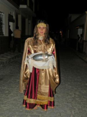 La Hermandad del Nazareno de Alcalá del río sin completar su estación.