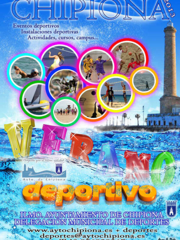Deportes presenta el programa Verano Deportivo 2013 con todas las actividades lúdico deportivas hasta septiembre(Chipiona)