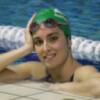 Marta Gómez Battelli, en los Campeonatos del Mundo de natación adaptada