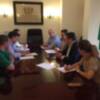 Antonio Sanz se compromete con Ayuntamiento y Coag a seguir trabajando en los problemas de la flor cortada(Chipiona)