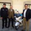 Antonio Peña presenta dos motocicletas para el servicio de Policía Local(Chipiona)