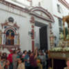 Sevilla .Desde la Iglesia Conventual Franciscana de San Vicente, Procesión de San Antonio de Padua.