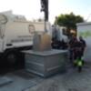 Chipiona se moderniza con el funcionamiento de los veintiún primeros contenedores soterrados  