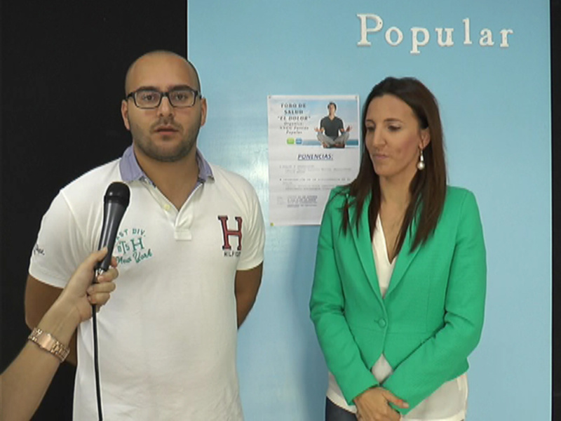 Nuevas Generaciones del PP organiza para el jueves un foro de salud sobre el dolor(Chipiona)