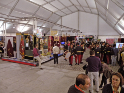 La Diputación de Sevilla acogió este fin de semana la II Muestra de la Semana Santa y del turismo Religioso de la Provincia.