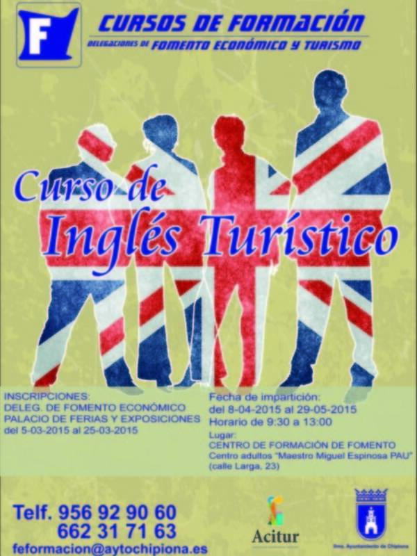 Ayuntamiento de Chipiona  vuelve a ofertar formación en inglés turístico 