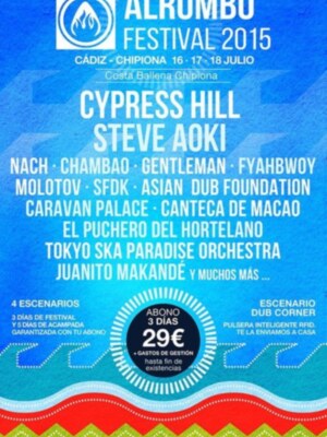 Nuevas confirmaciones para el cartel de Alrumbo Festival 2015 que se presentó la pasada semana en Madrid.(Chipiona)
