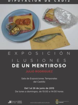 Julio Rodríguez ofrecerá visitas guiadas a escolares de Chipiona sobre su exposición Ilusiones de un mentiroso