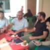 NNGG mantiene un encuentro con la directiva del festival Al rumbo para solicitar beneficios para los jóvenes chipioneros en el festival.