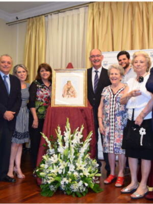 Sevilla.Una  devoción Mariana ha compuesto el cartel de la Virgen de los Reyes.