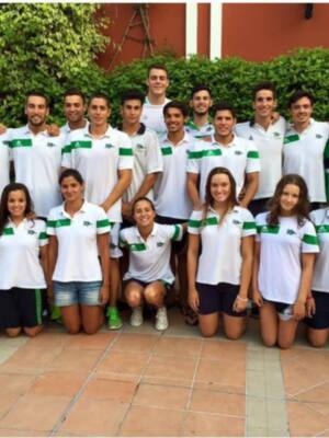 Seis medallas para los espaldistas del Náutico en el Andaluz absoluto de verano 