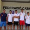 Septeto del Náutico Sevilla en el Campeonato del Mundo absoluto de remo