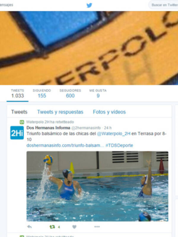 El C.W. Dos Hermanas-EMASESA también se consolida en las redes sociales