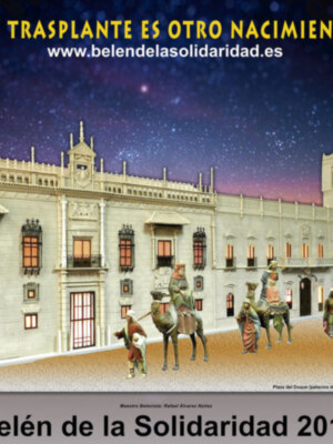 El Belén de la Solidaridad  2015 es un original Nacimiento de estilo sevillano que instalan personas trasplantadas en el Convento de Santa Rosalía, en pleno Centro de Sevilla. 