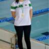 Casilda Lantero se exhibe en el Andaluz de natación adaptada