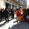 Japoneses recorren las calles de Sevilla