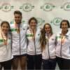 El Club Náutico se cuelga 14 medallas en las citas nacionales de remoergómetro y fondo