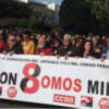 IU se moviliza junto a los trabajadores de Airbus en defensa de los 8 trabajadores de Getafe y por la derogación del Art. 315.3 del Código Penal