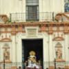 El grupo escultórico de los Sagrados titulares de la Hermandad del Baratillo, regresó a su Capilla