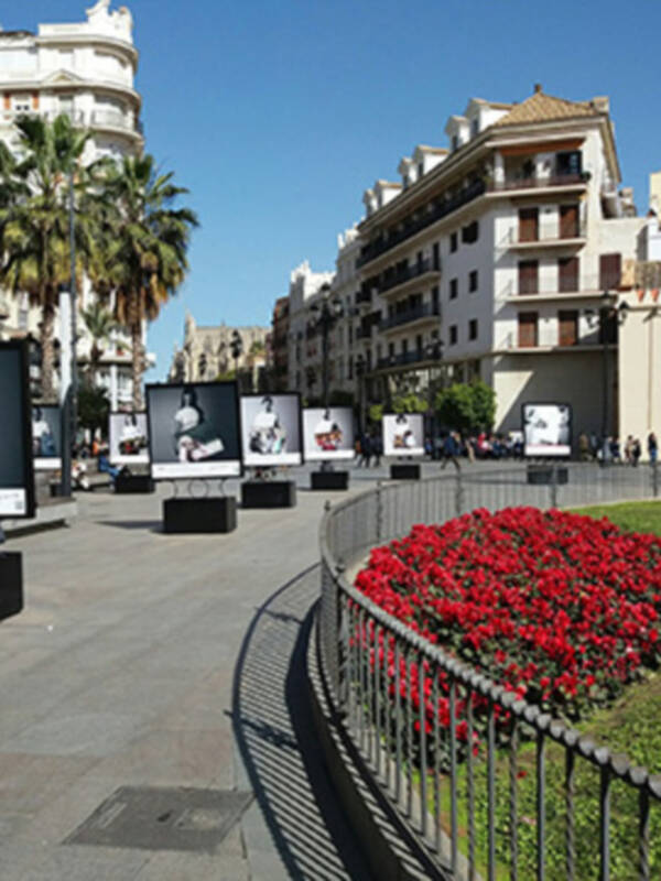 Exposición en Puerta de Jerez