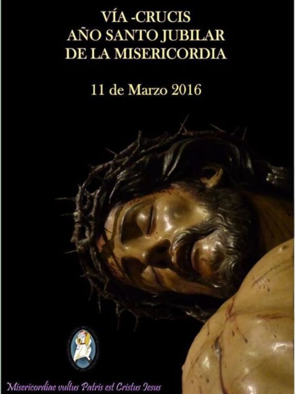 El Cristo de las Misericordias saldrá el viernes en Vía Crucis con motivo del Año Jubilar 