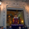 La imagen de Jesús  Despojado en Viacrucis por  el barrio sevillano de Molviedro. 