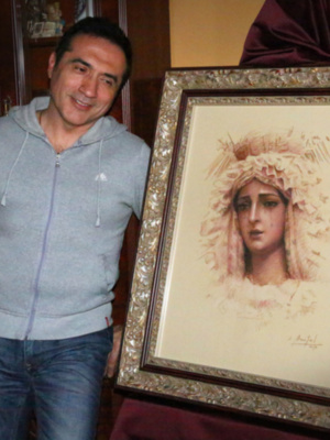 ANTONIO MONTIEL REALIZA UN NUEVO CARTEL SACRO PARA MALAGA