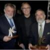 SERRAT, SALAZAR Y BAJUELO, PREMIADOS EN SEVILLA CON EL PREMIO  EL DEMÓFILO POR LA MARCHA «LA SAETA»
