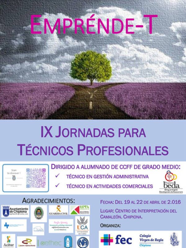 Las jornadas para técnicos profesionales del Colegio Virgen de Regla dedicadas al emprendimiento y la formación en valores 