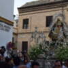 La patrona de Adujar en su traslado a la Catedral.