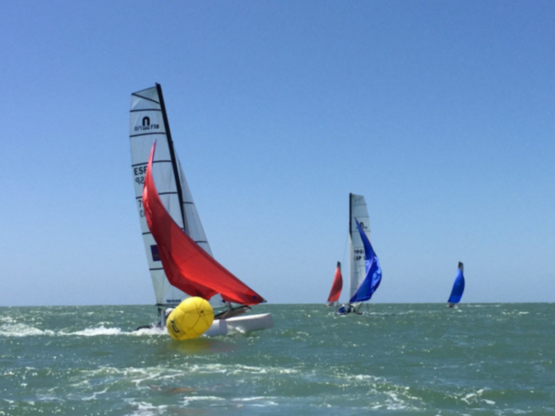 Rafael Martín-Prat y Poti Patrón vencedores de la octava Liga de invierno de Catamaranes