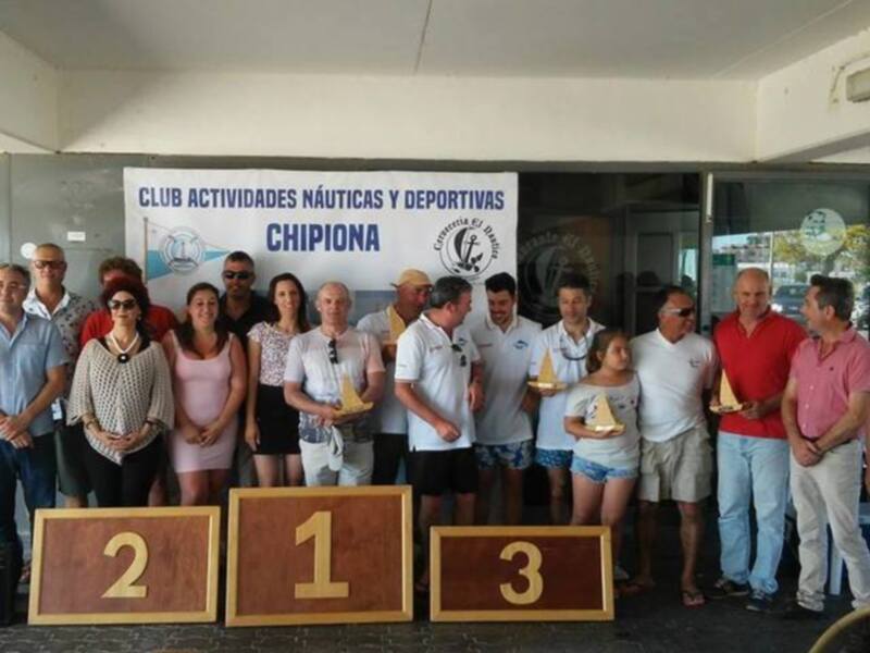 El regatista del CAND Ángel Miranda vencedor en A2 de la Copa de Andalucía de Patín a vela