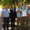 El Ayuntamiento de Cabra (Córdoba) recibe el XXI Premio de la Asociación Española de Parques y Jardines Públicos.