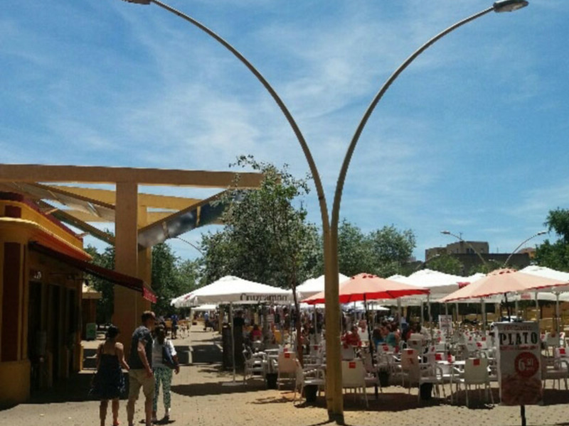 Alameda de Hércules las Ramblas de Sevilla